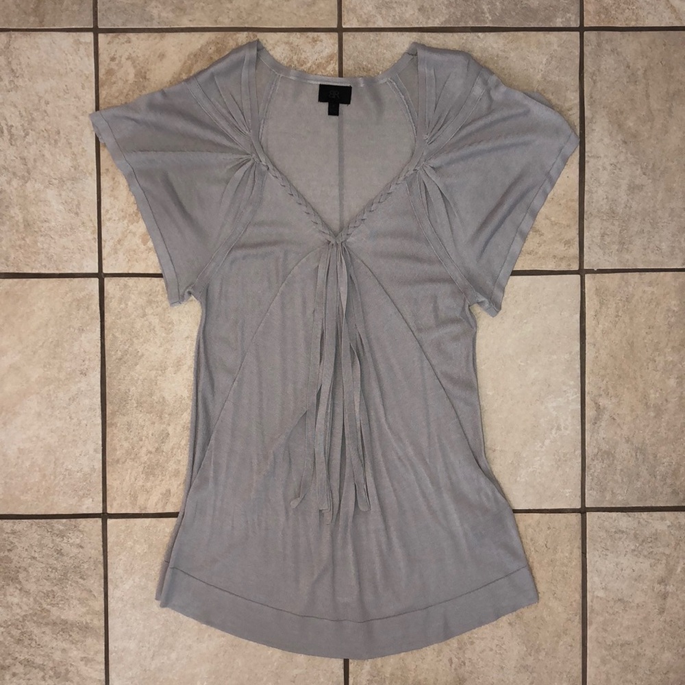 Banana Republic Monogram flowy braided top